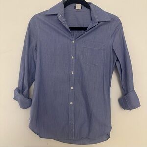 Women’s j crew Blue Button down Shirt